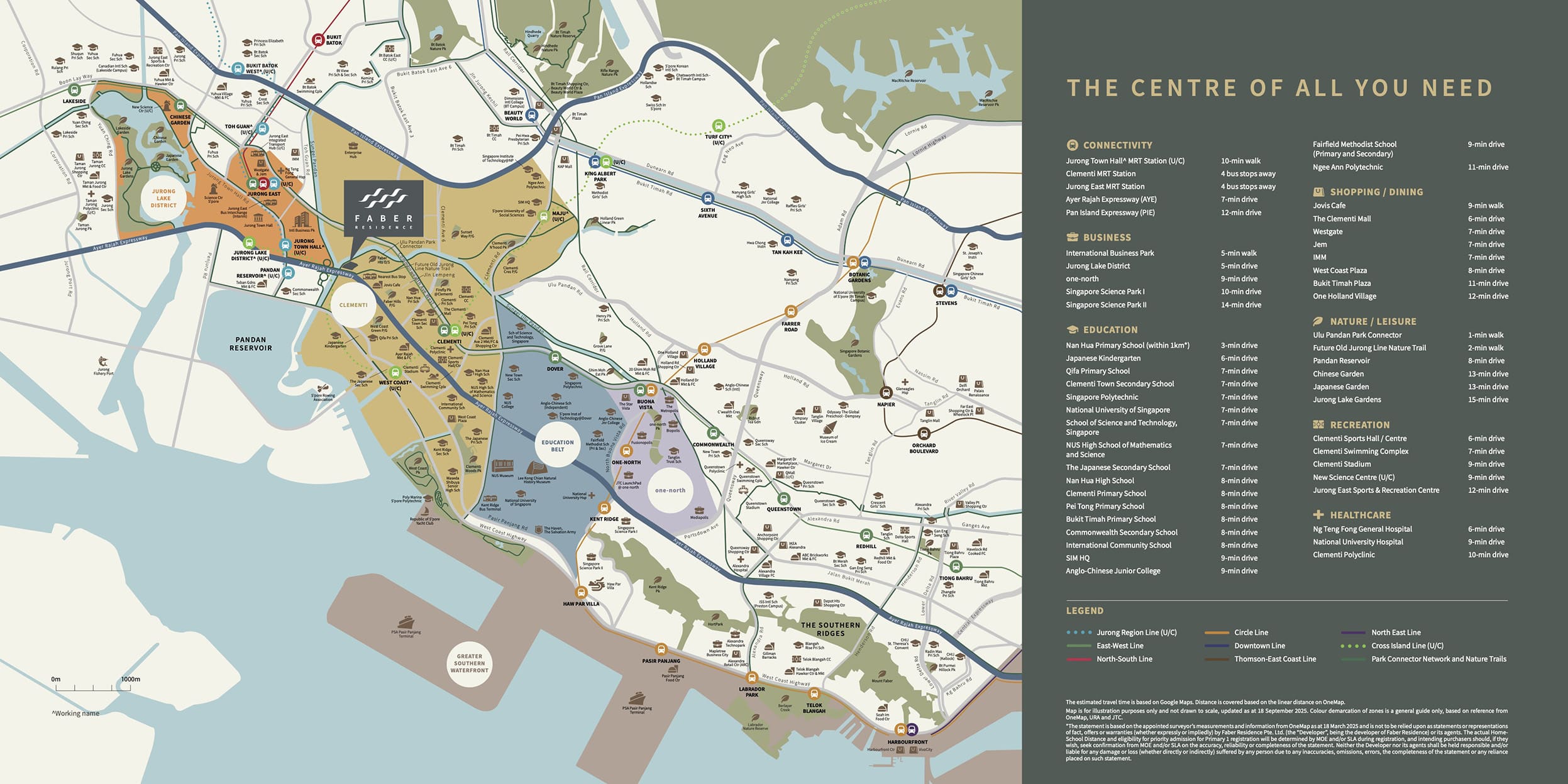 Faber Residence Location Map