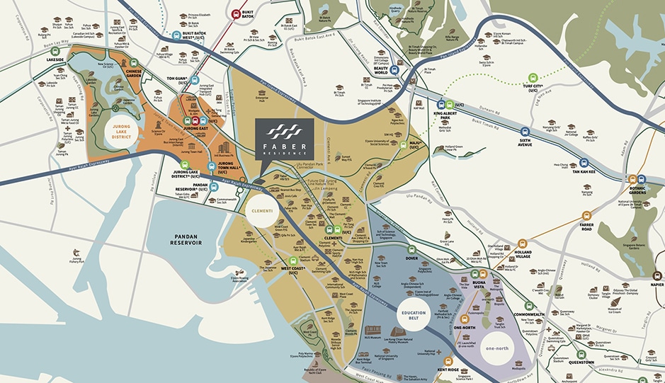 Faber Residence Location Map Thumbnail